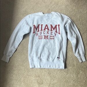 Russell Athletic Miami Hockey Crewneck